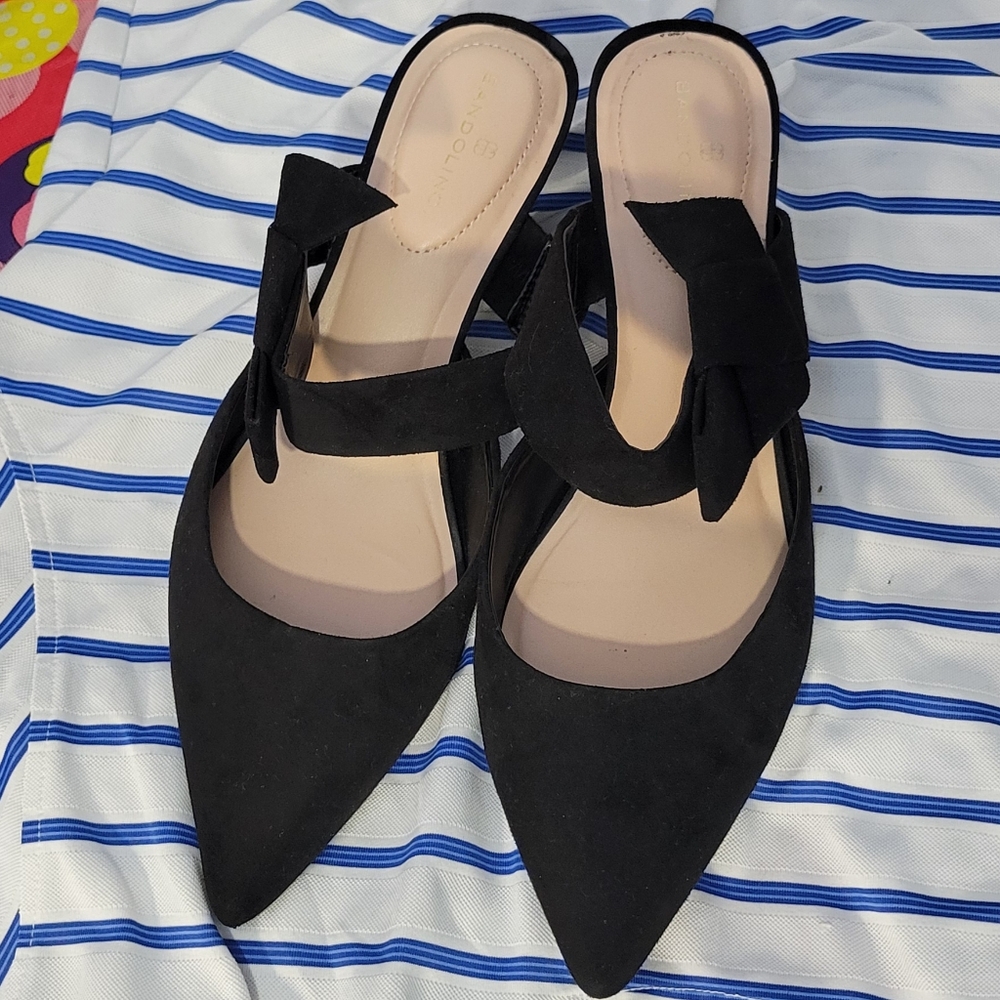 Bandolino Millie pointed toe stiletto kitten heel pumps Size 9M